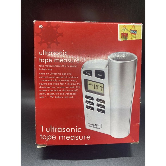 Perfect Solutions Ultrasonic 50 ft Tape Measure Battery Operated Easy Measuring - Picture 6 of 11